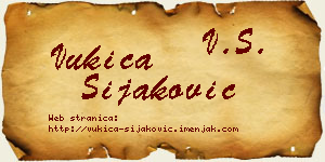 Vukica Šijaković vizit kartica